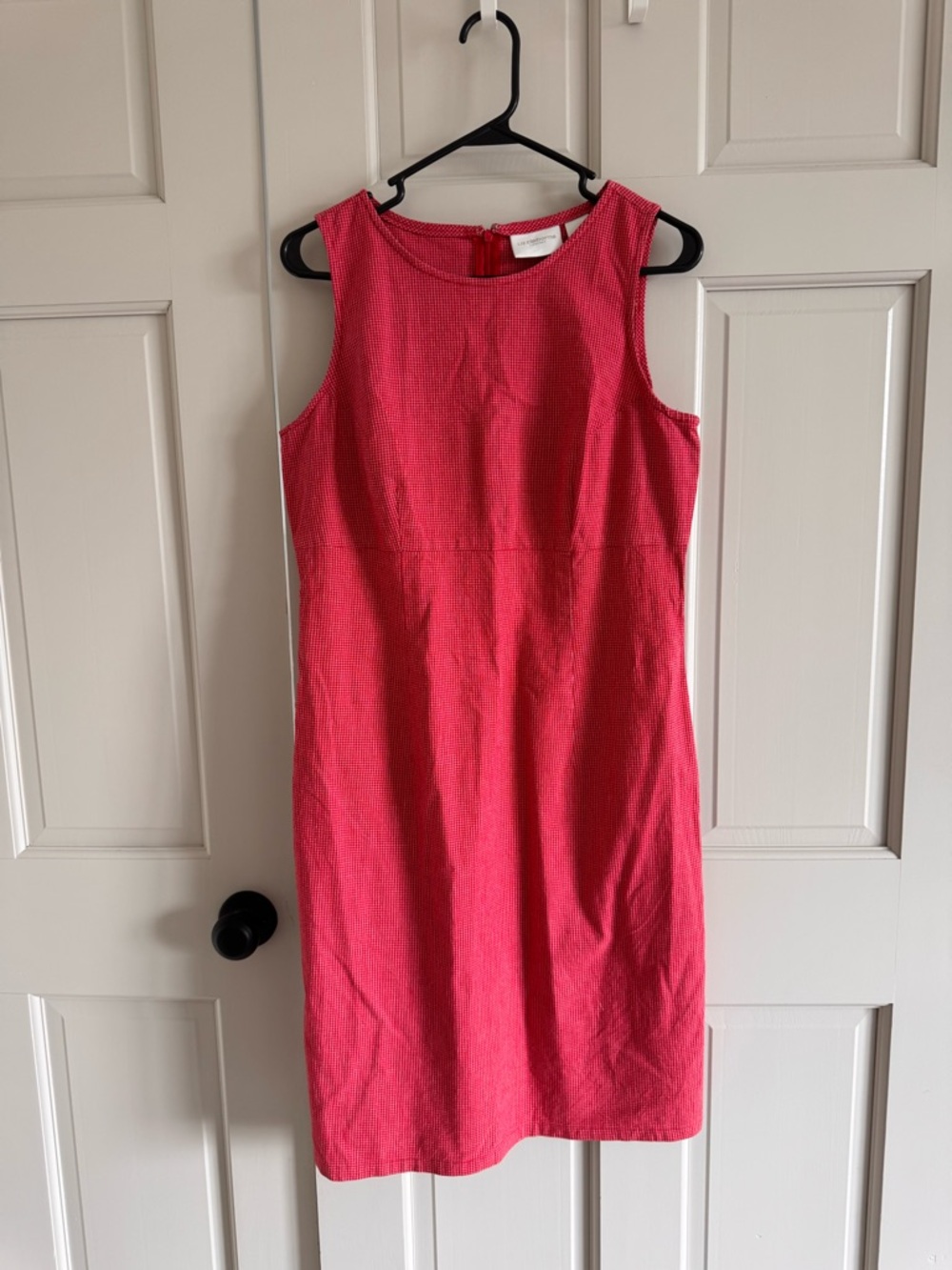 Vintage Liz Claiborne red sheath dress size 10